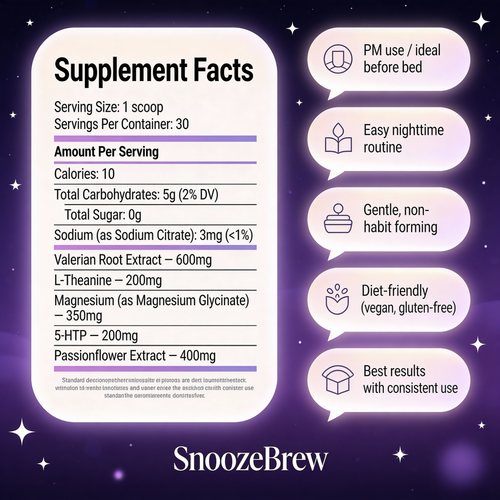 SnoozeBrew™ Magnesium Sleeping Aid
