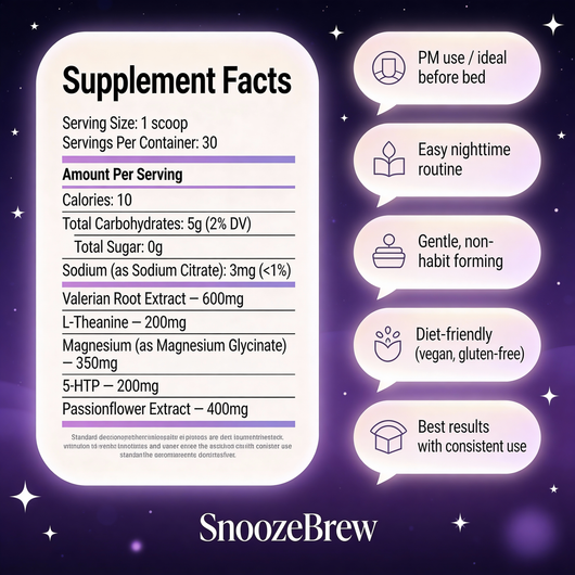 SnoozeBrew™ Magnesium Sleeping Aid